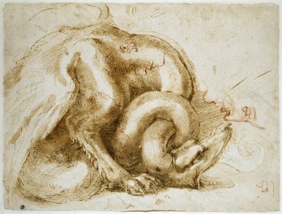 Study of a Winged Monster by Michelangelo Buonarroti